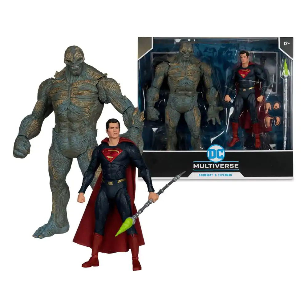 Batman v Superman: Dawn of Justice DC Multiverse Mega Action Figure 2-Pack Doomsday & Superman termékfotó