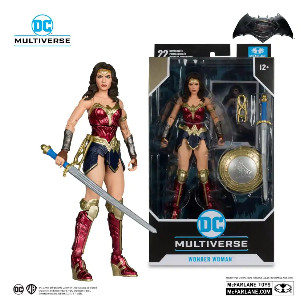 Batman v Superman: Dawn of Justice DC Multiverse Wonder Woman akciófigura 18 cm termékfotó