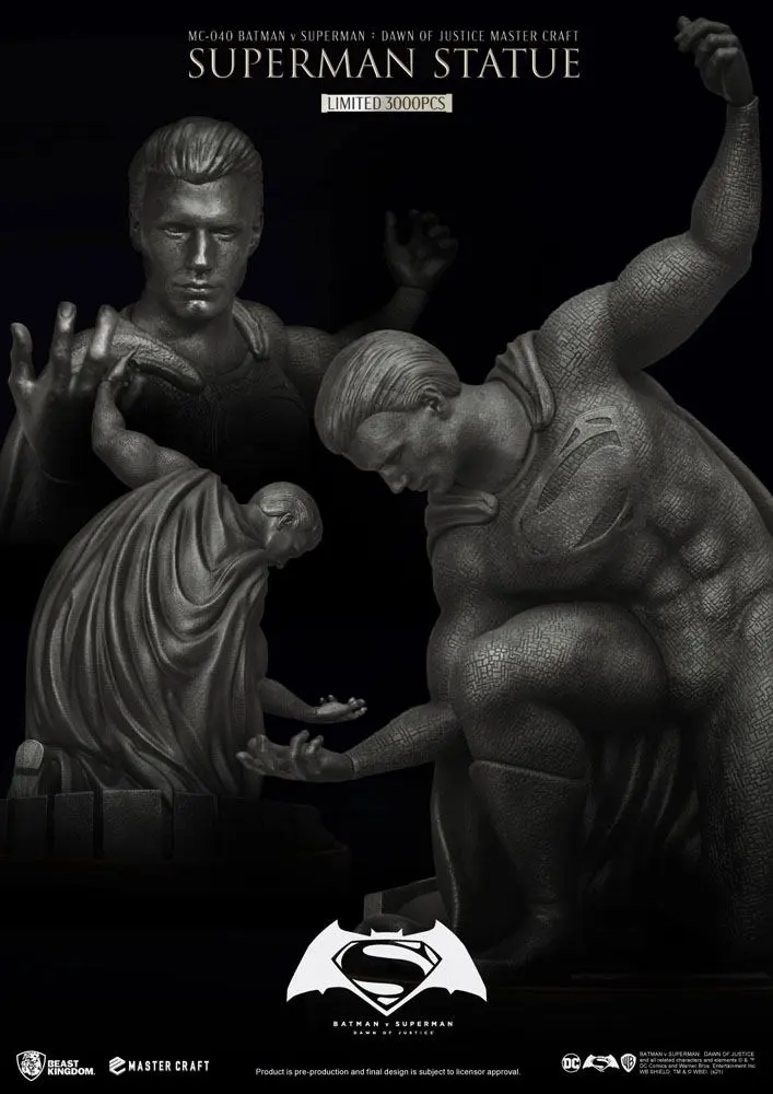 Batman v Superman Dawn Of Justice Master Craft sSuperman zobor figura 40 cm termékfotó