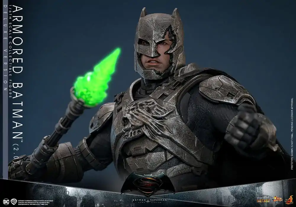 Batman v Superman: Dawn of Justice Movie Masterpiece 1/6 Armored Batman 2.0 (Deluxe Version) akciófigura 33 cm termékfotó