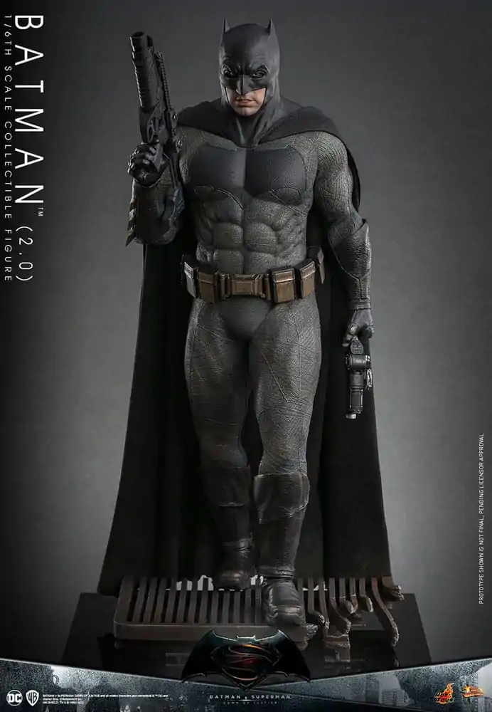 Batman v Superman: Dawn of Justice Movie Masterpiece 1/6 Batman 2.0 akciófigura 32 cm termékfotó