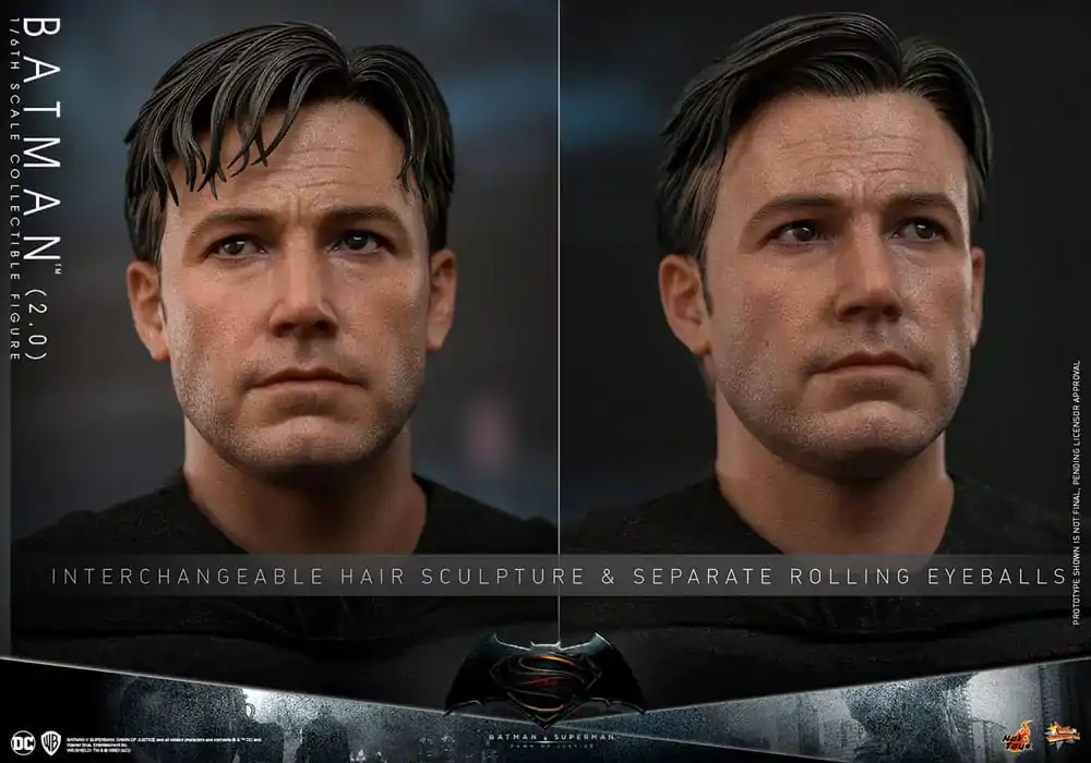 Batman v Superman: Dawn of Justice Movie Masterpiece 1/6 Batman 2.0 akciófigura 32 cm termékfotó