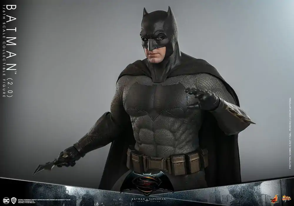 Batman v Superman: Dawn of Justice Movie Masterpiece 1/6 Batman 2.0 akciófigura 32 cm termékfotó