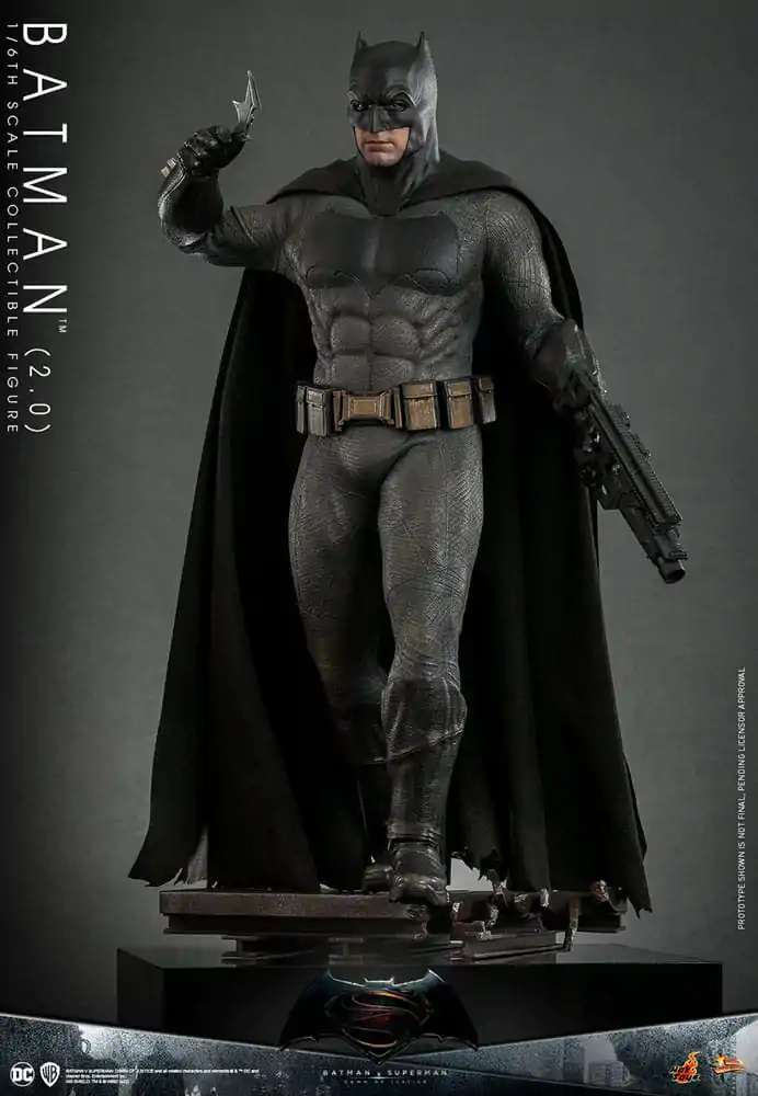 Batman v Superman: Dawn of Justice Movie Masterpiece 1/6 Batman 2.0 akciófigura 32 cm termékfotó