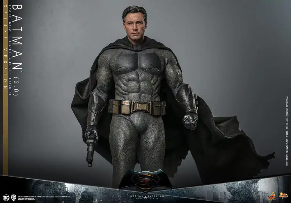 Batman v Superman: Dawn of Justice Movie Masterpiece 1/6 Batman 2.0 (Deluxe Version) akciófigura 32 cm termékfotó