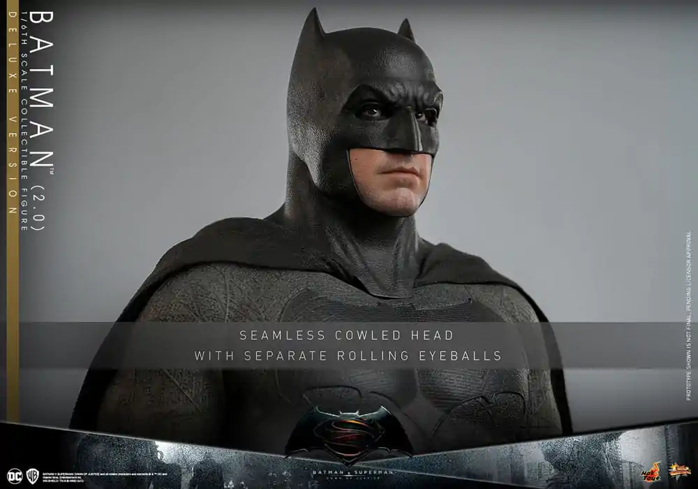 Batman v Superman: Dawn of Justice Movie Masterpiece 1/6 Batman 2.0 (Deluxe Version) akciófigura 32 cm termékfotó