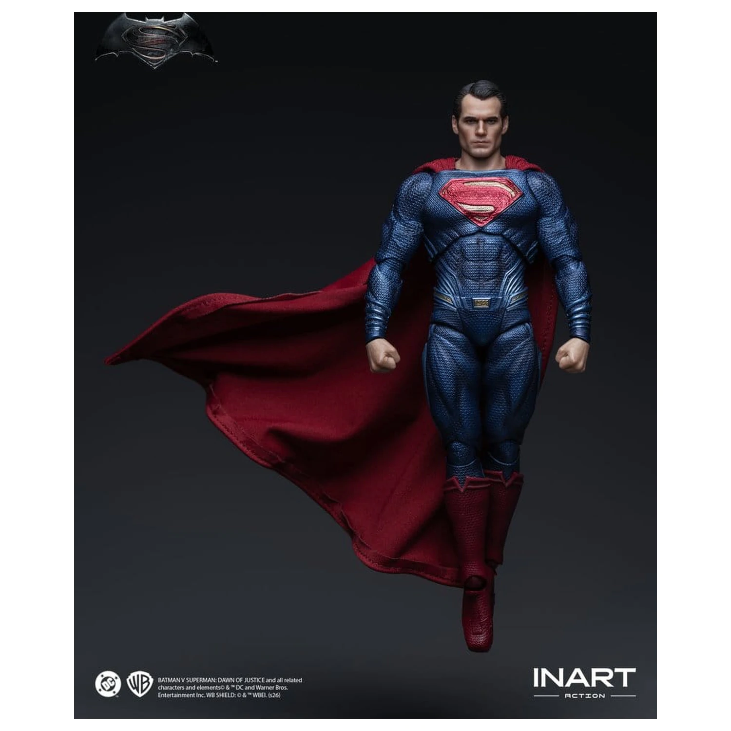 Batman vs Superman: Dawn of Justice akciófigura 1/12 Superman 17 cm termékfotó
