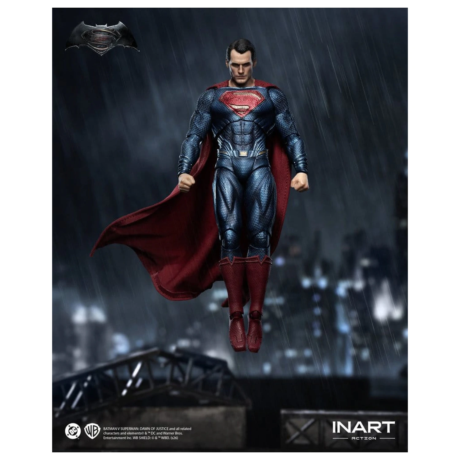 Batman vs Superman: Dawn of Justice akciófigura 1/12 Superman 17 cm termékfotó