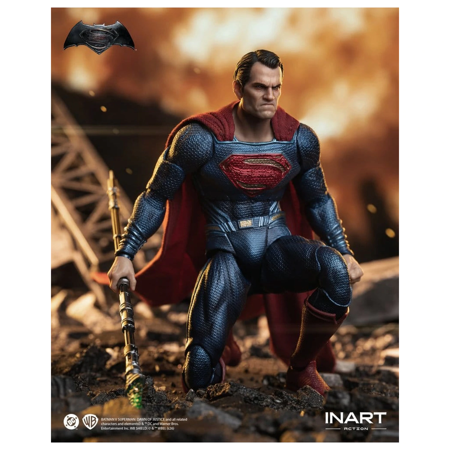 Batman vs Superman: Dawn of Justice akciófigura 1/12 Superman 17 cm termékfotó