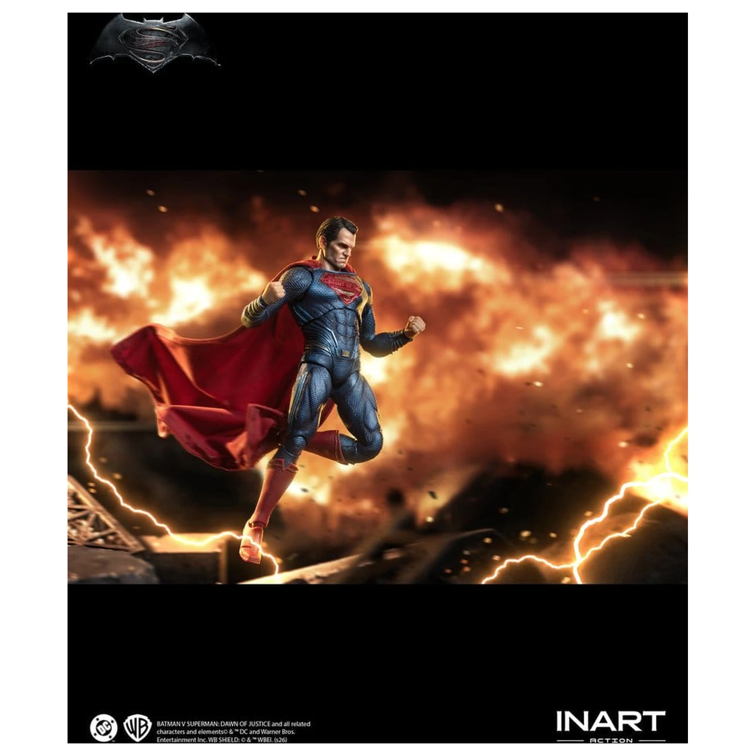 Batman vs Superman: Dawn of Justice akciófigura 1/12 Superman 17 cm termékfotó