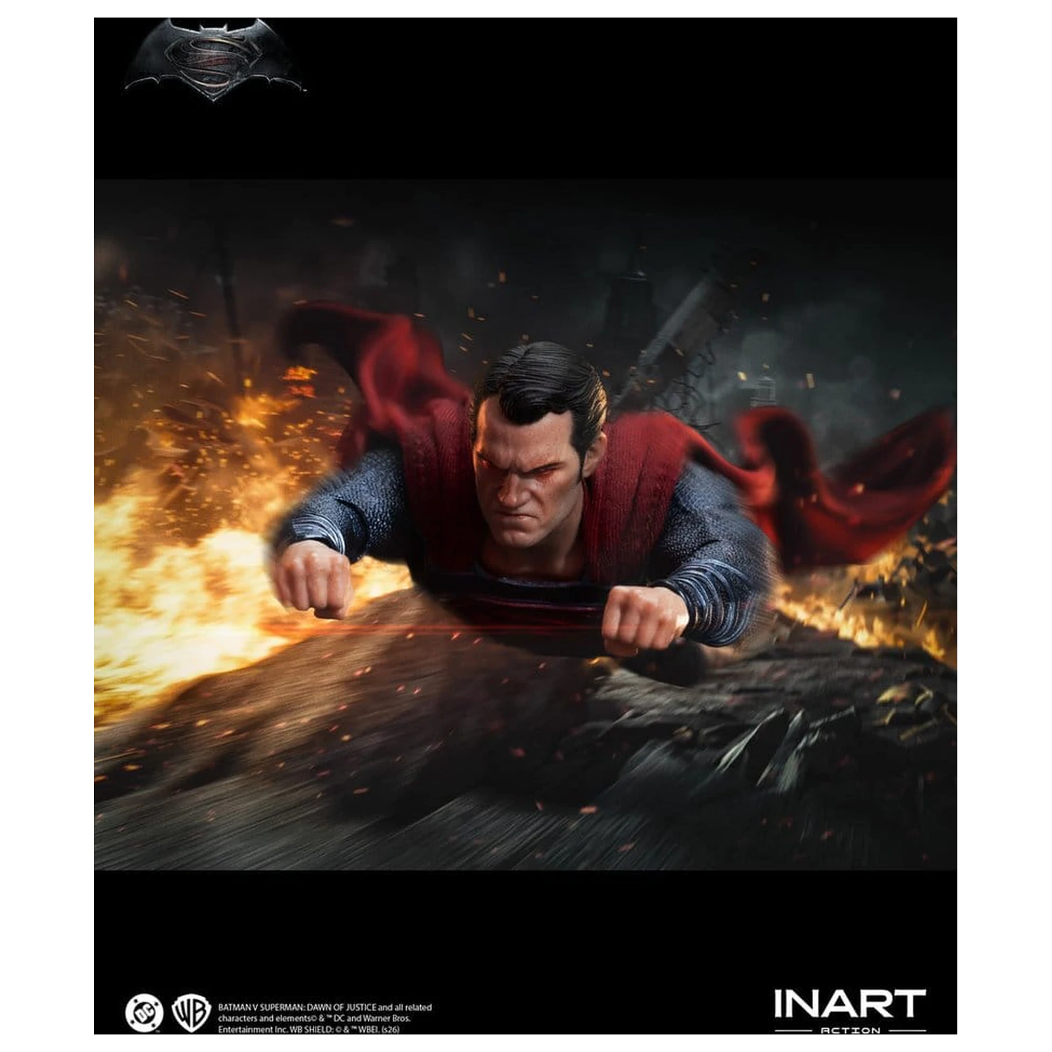 Batman vs Superman: Dawn of Justice akciófigura 1/12 Superman 17 cm termékfotó