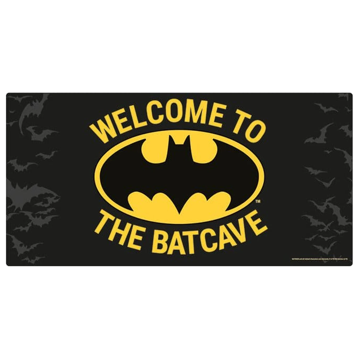 Batman Welcome to the Batcave fém dekorációs tábla 60x30 cm termékfotó