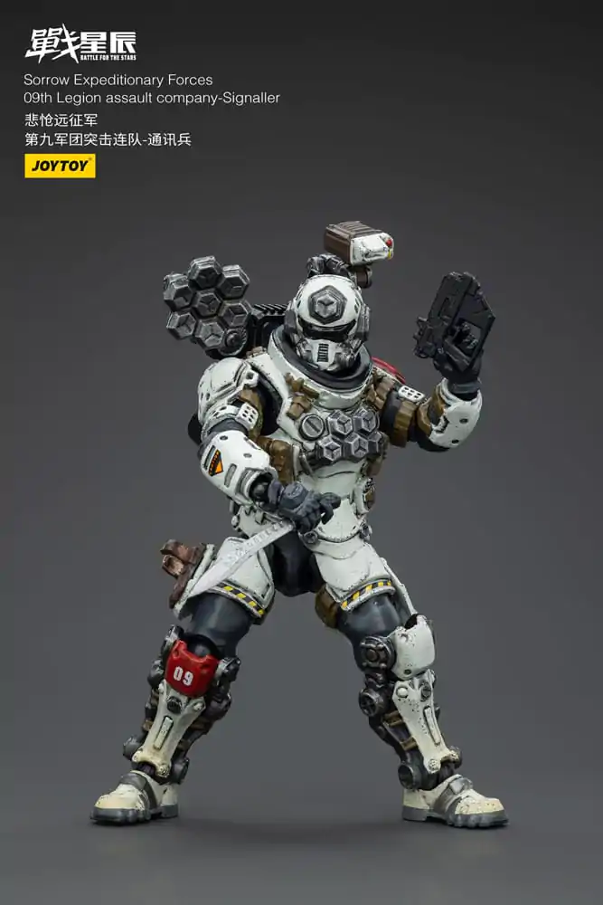 Battle For the Stars Sorrow Expeditionary Forces 09th Legion Assault Company-Signaller akciófigura 12 cm termékfotó