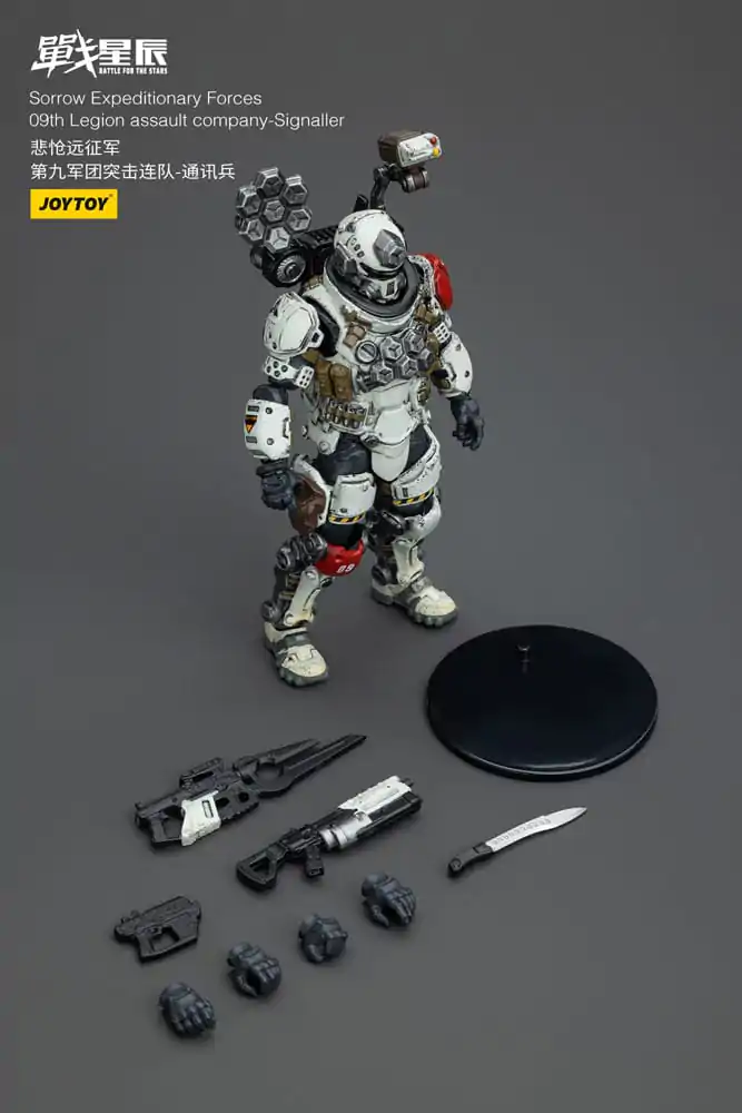 Battle For the Stars Sorrow Expeditionary Forces 09th Legion Assault Company-Signaller akciófigura 12 cm termékfotó