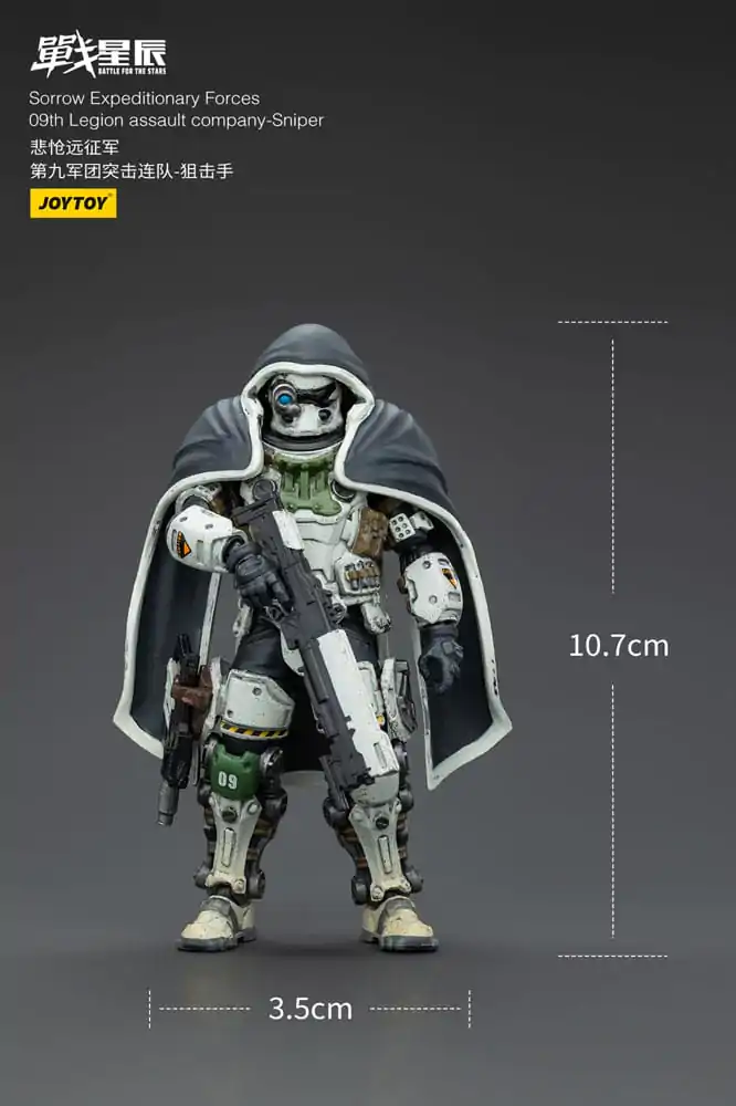 Battle For the Stars Sorrow Expeditionary Forces 09th Legion Assault Company-Sniper akciófigura 12 cm termékfotó