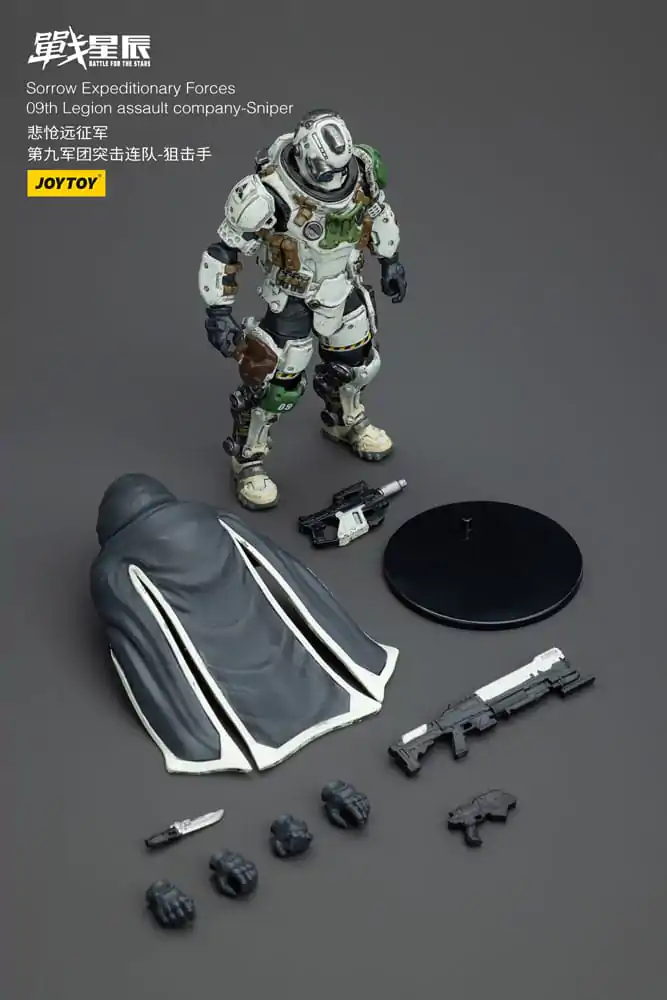 Battle For the Stars Sorrow Expeditionary Forces 09th Legion Assault Company-Sniper akciófigura 12 cm termékfotó