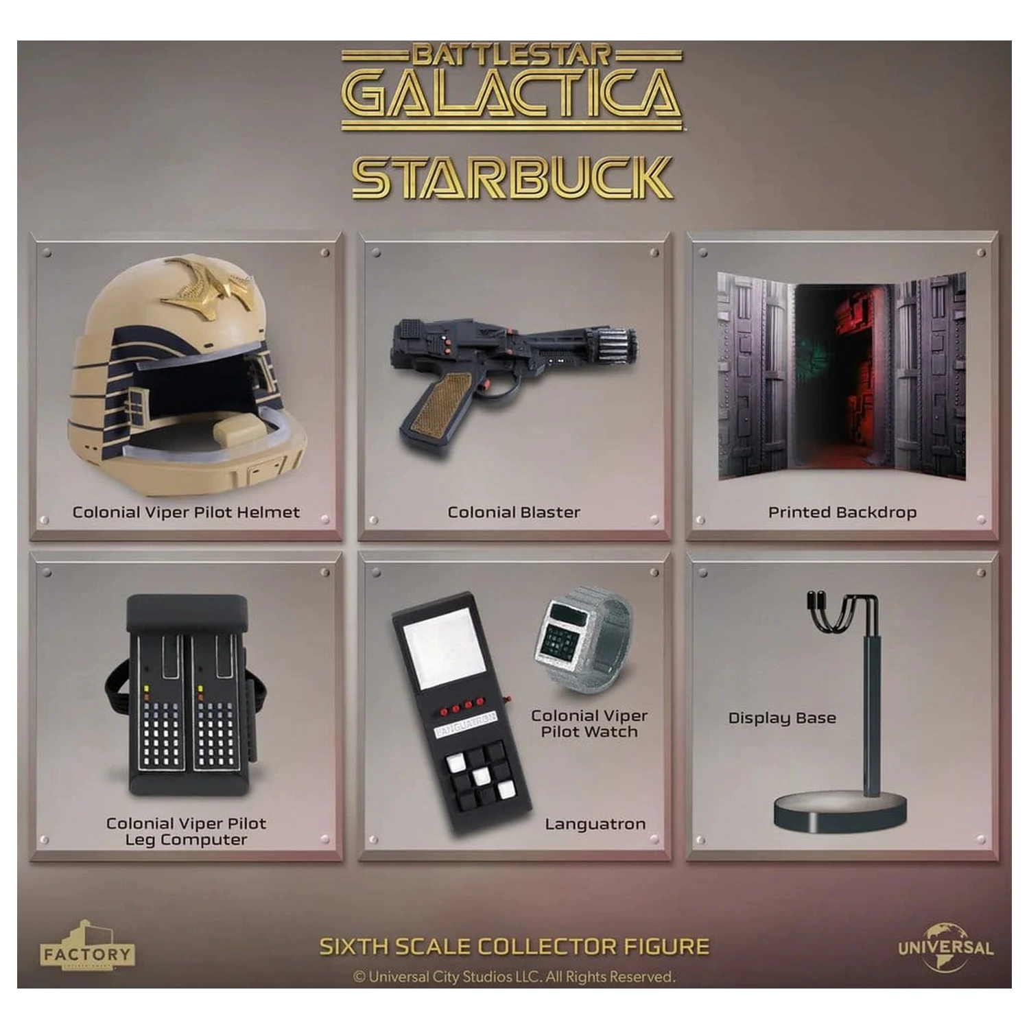Battlestar Galactica 1/6 Lieutenant Starbuck akciófigura 15 cm termékfotó