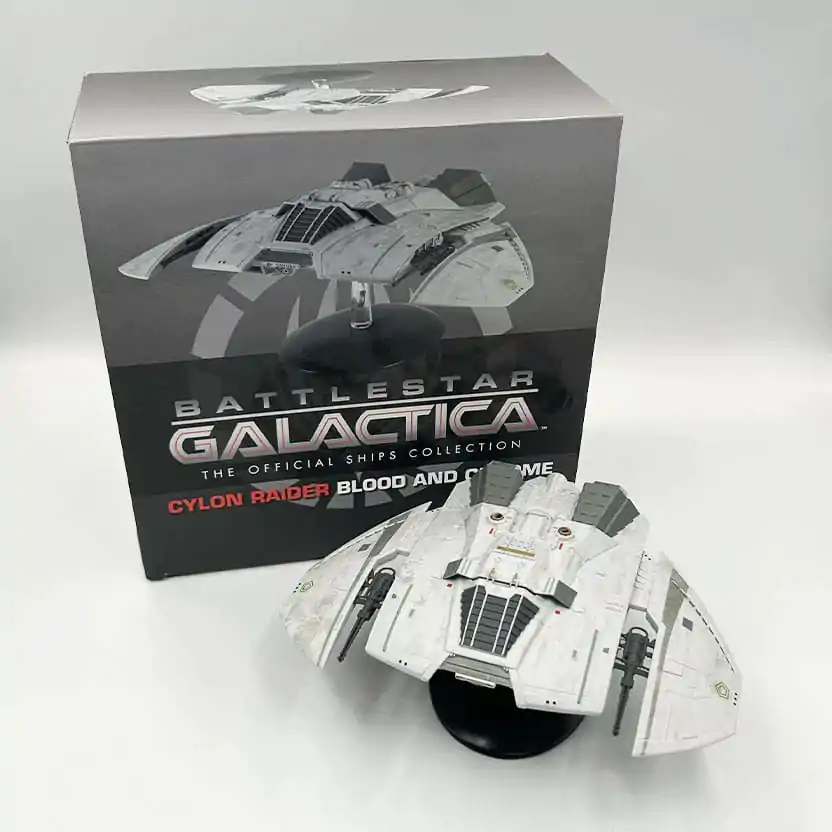 Battlestar Galactica Diecast Mini replikas Cylon Raider (Blood &amp; Chrome) 19 cm termékfotó