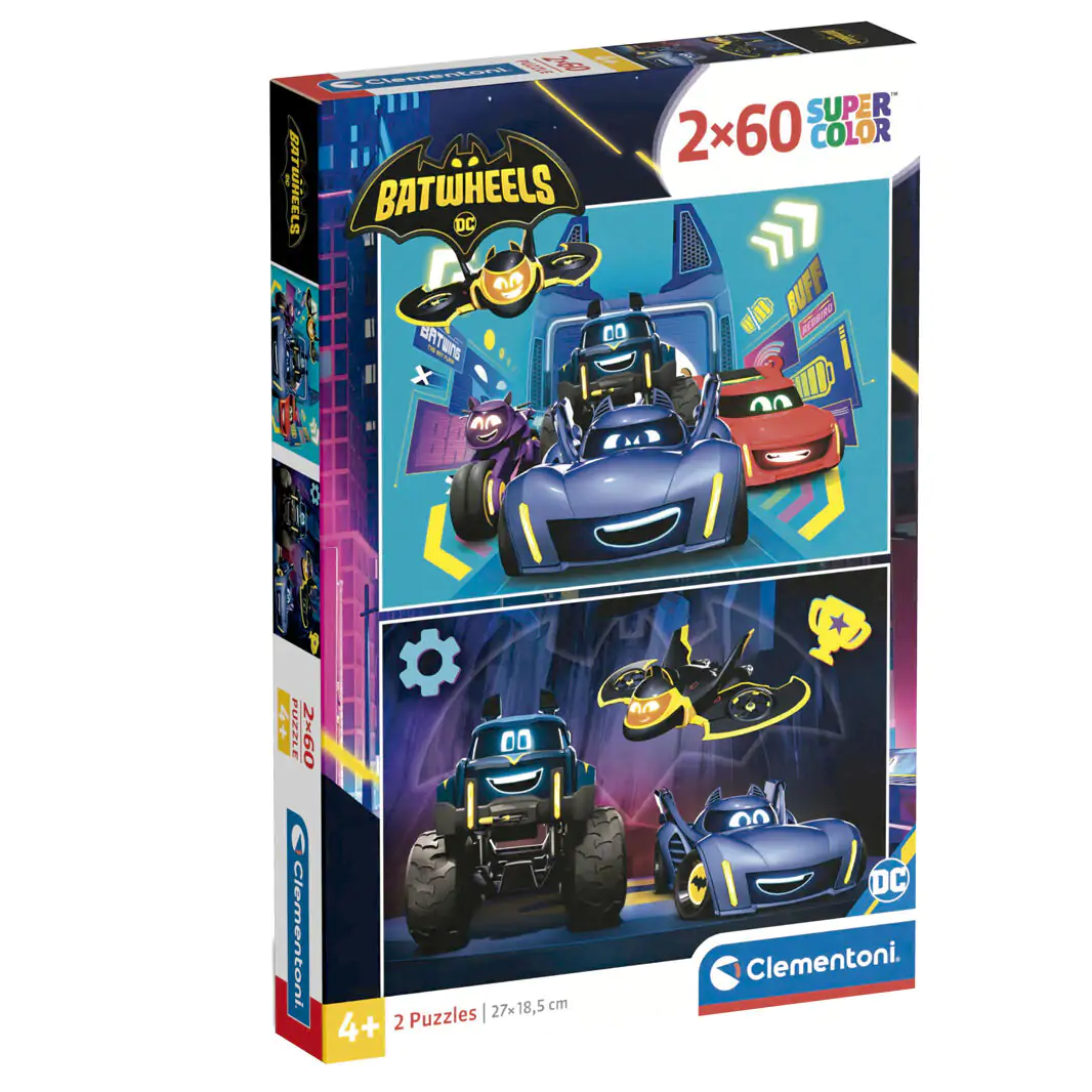 DC Comics Batwheels puzzle 2x60db-os termékfotó