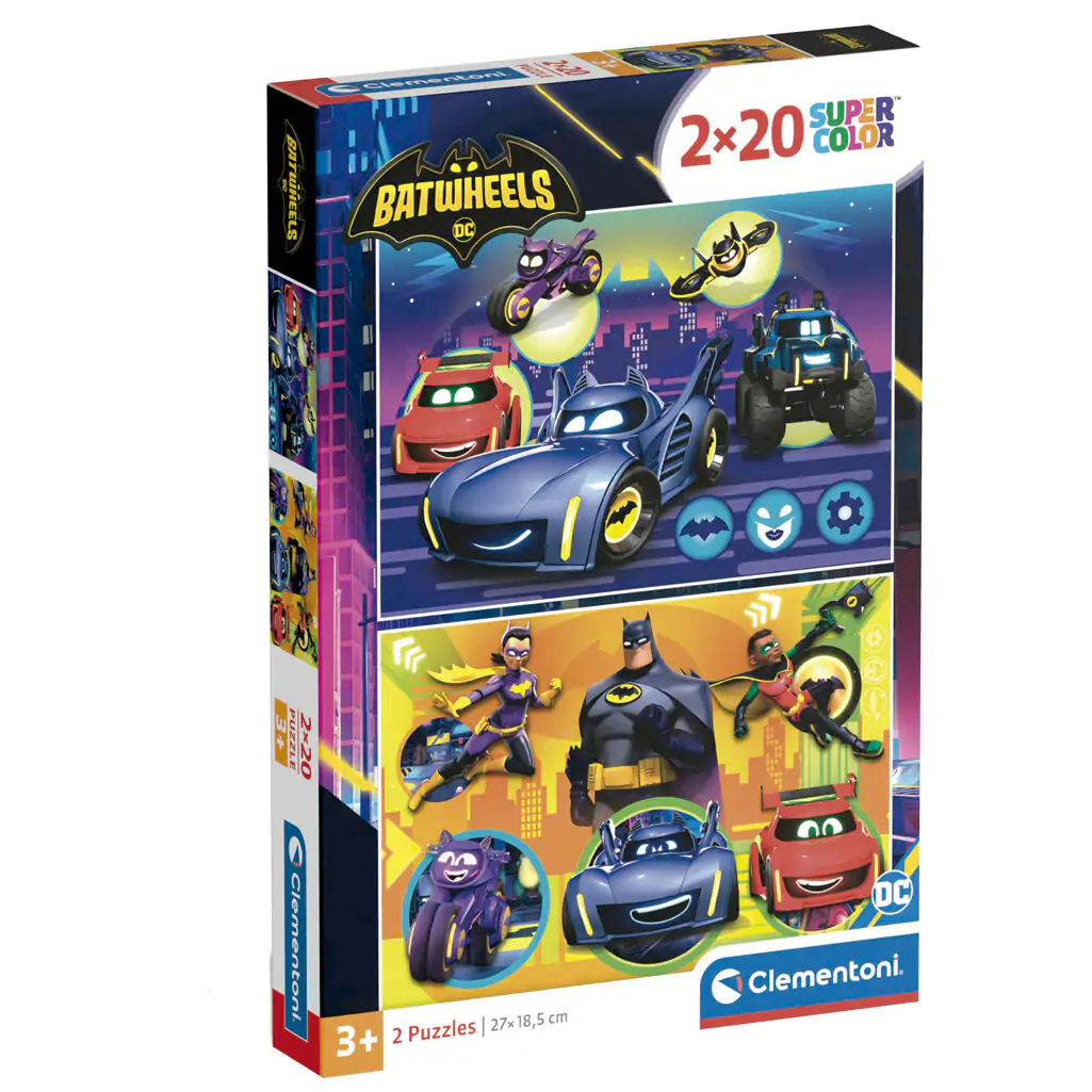 DC Comics Batwheels puzzle 2x60db-os termékfotó