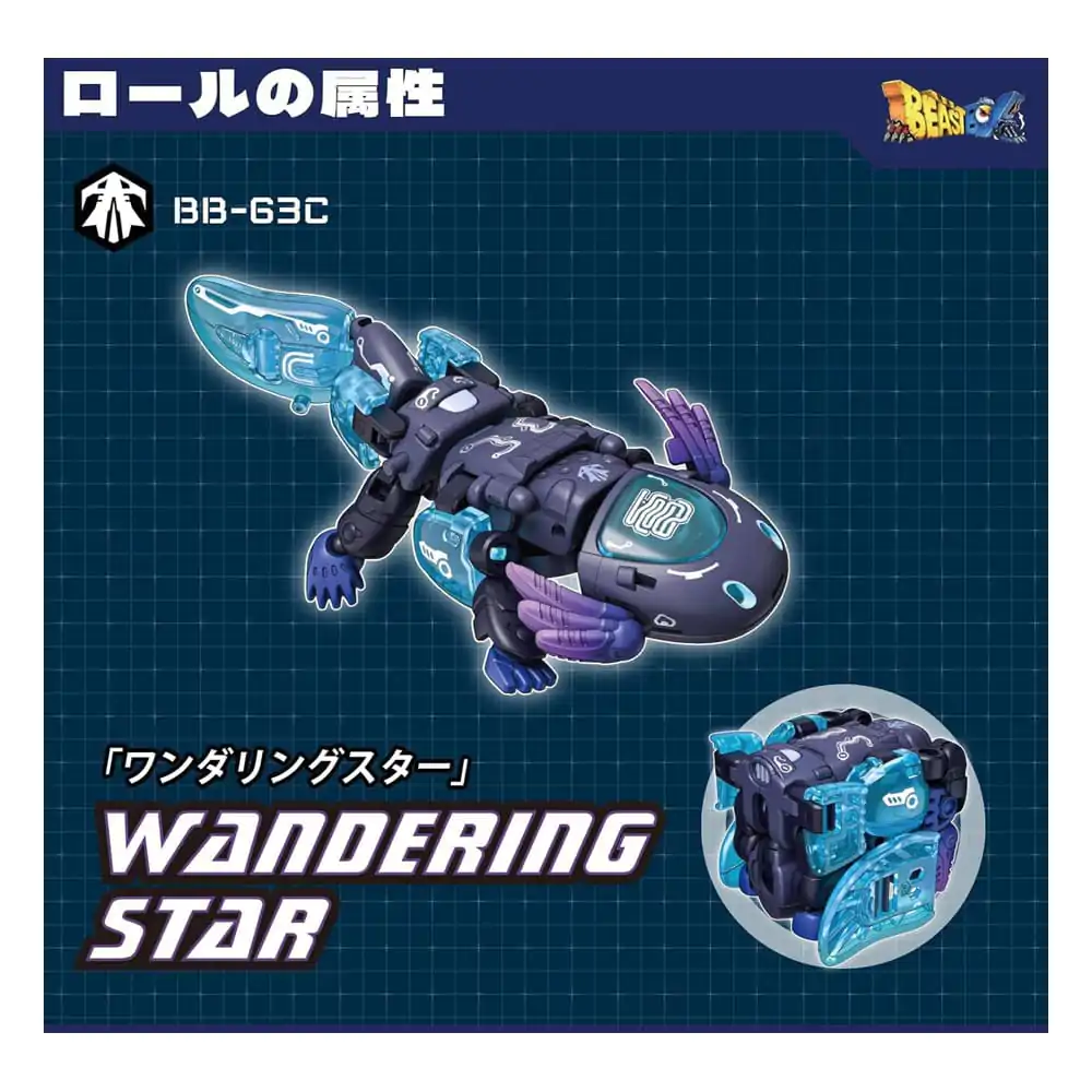 Beastbox figura Cubes BB-63AC Wandering Star (Axolotl) 10 cm termékfotó