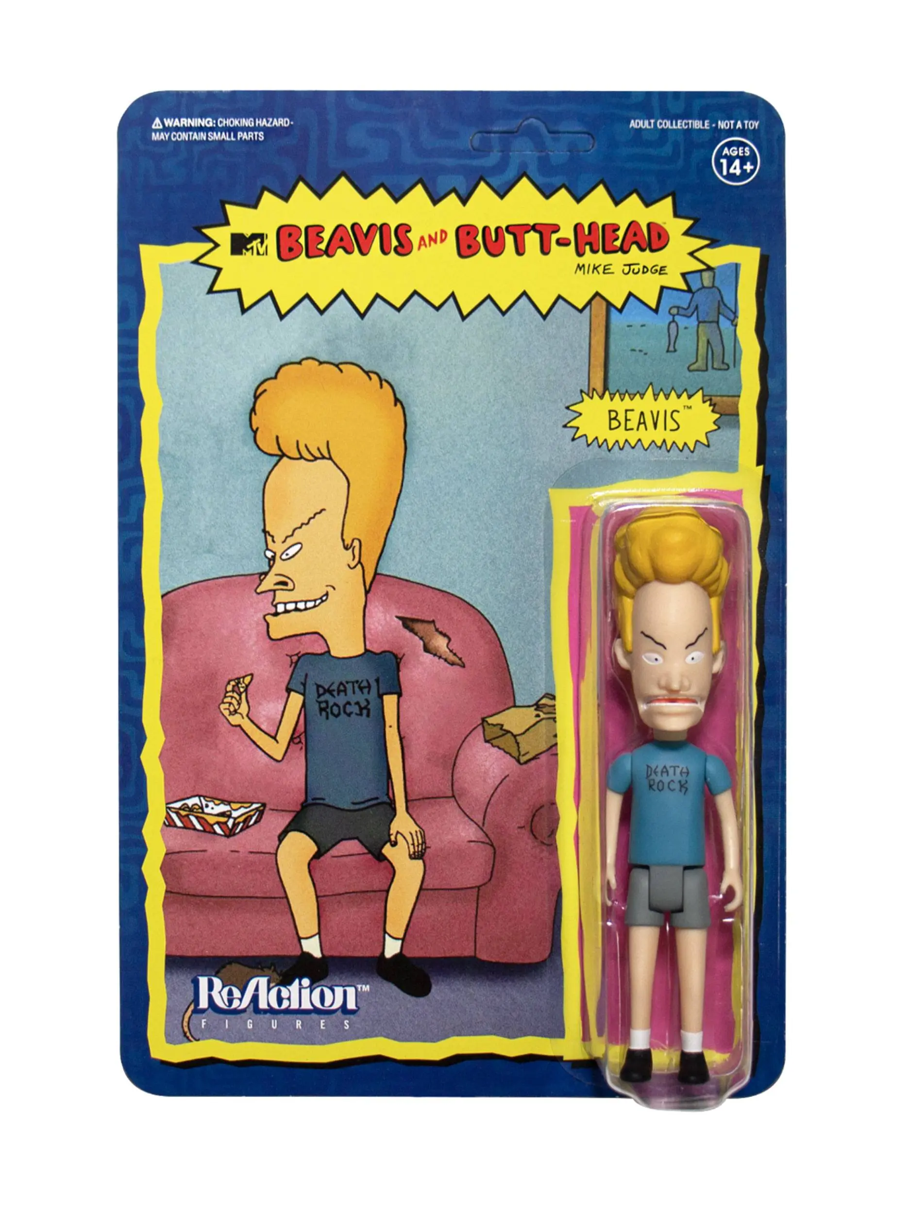 Beavis &amp; Butt-Head ReAction Wave 1 Beavis akciófigura 10 cm termékfotó