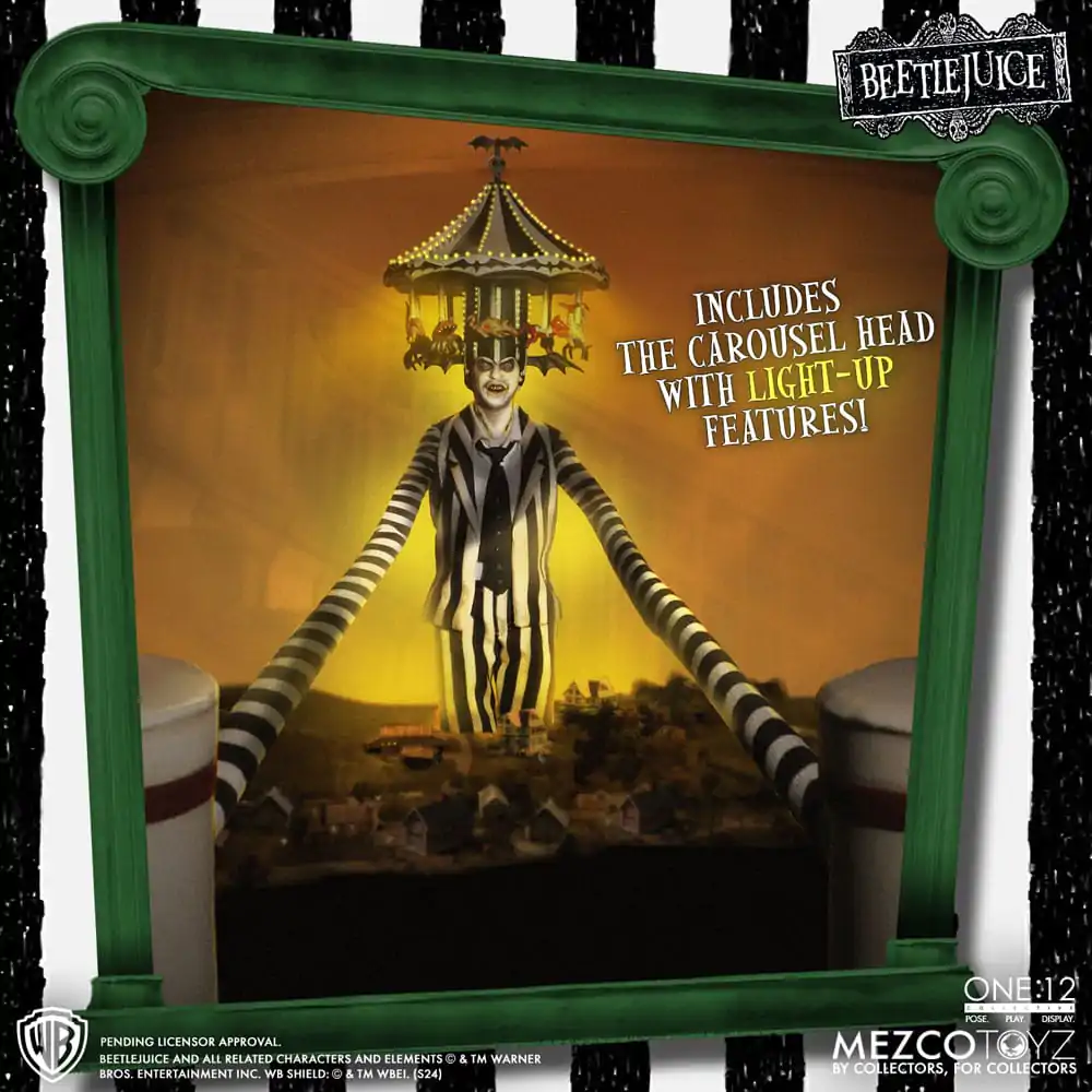 Beetlejuice Actionfigur 1/12 Beetlejuice Deluxe Edition 18 cm termékfotó