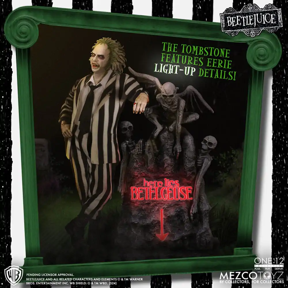 Beetlejuice Actionfigur 1/12 Beetlejuice Deluxe Edition 18 cm termékfotó