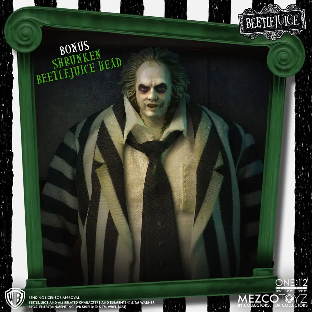 Beetlejuice Actionfigur 1/12 Beetlejuice Deluxe Edition 18 cm termékfotó