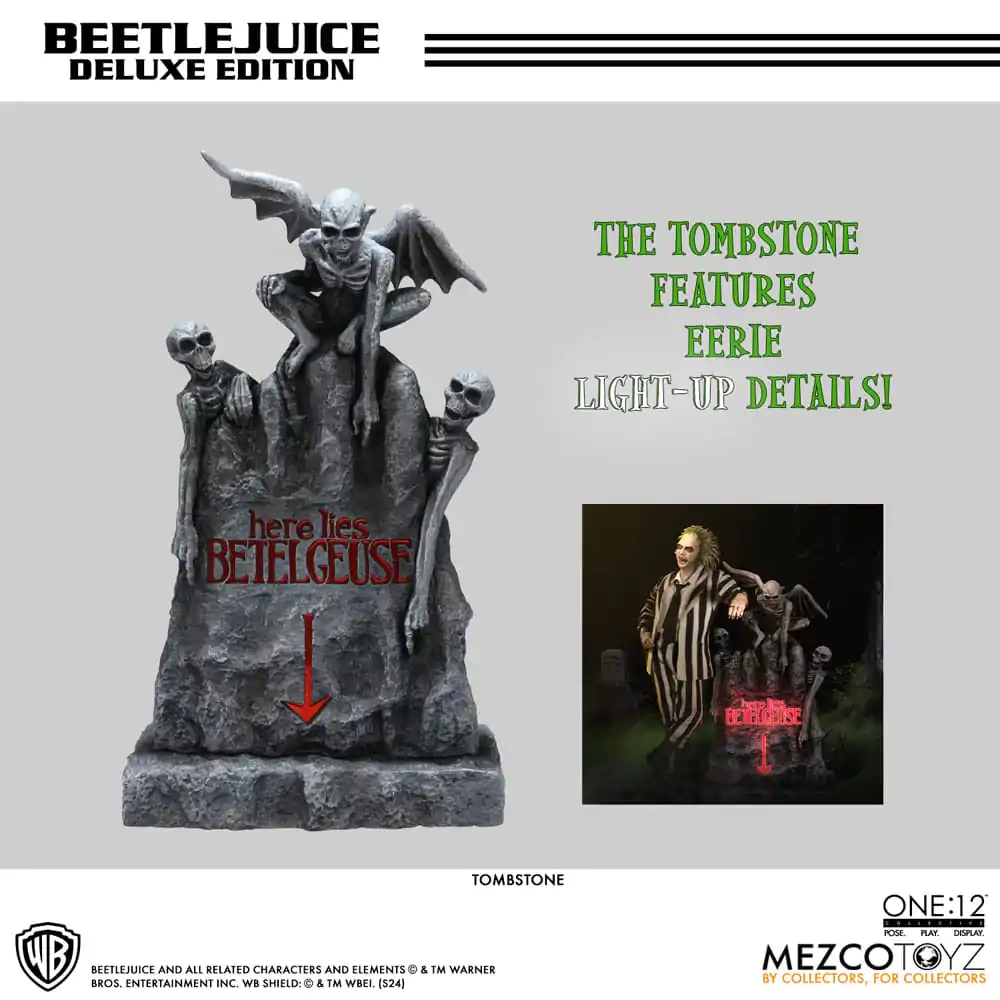 Beetlejuice Actionfigur 1/12 Beetlejuice Deluxe Edition 18 cm termékfotó