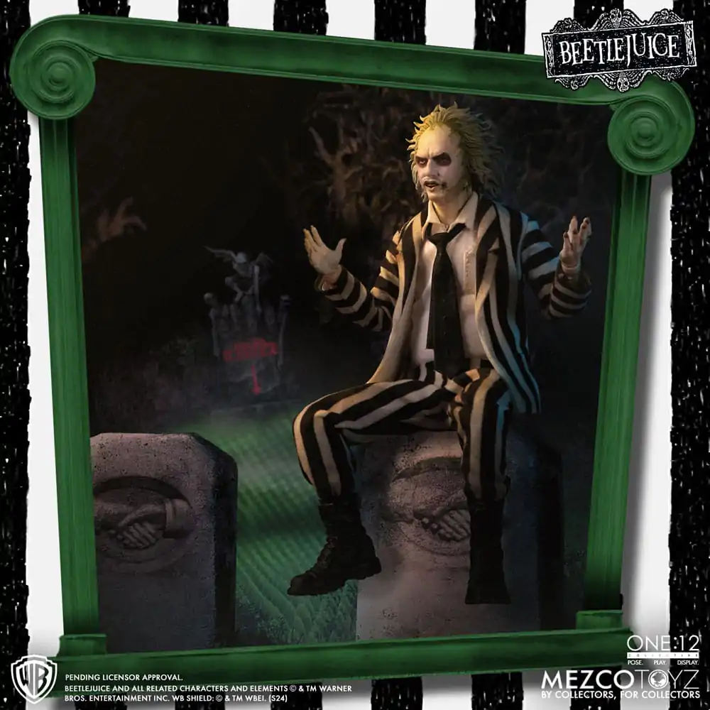 Beetlejuice Actionfigur 1/12 Beetlejuice Deluxe Edition 18 cm termékfotó