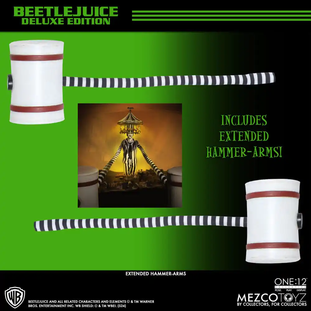 Beetlejuice Actionfigur 1/12 Beetlejuice Deluxe Edition 18 cm termékfotó