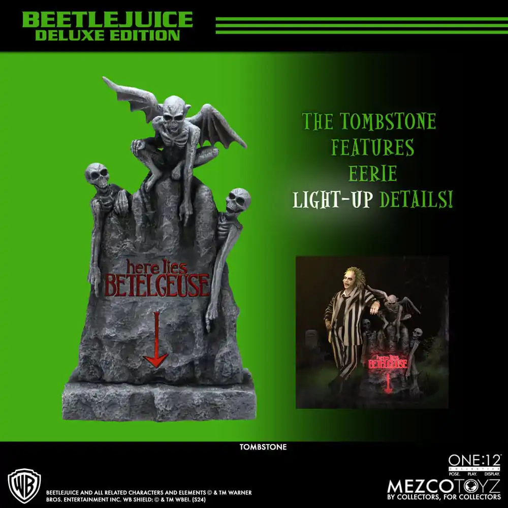 Beetlejuice Actionfigur 1/12 Beetlejuice Deluxe Edition 18 cm termékfotó