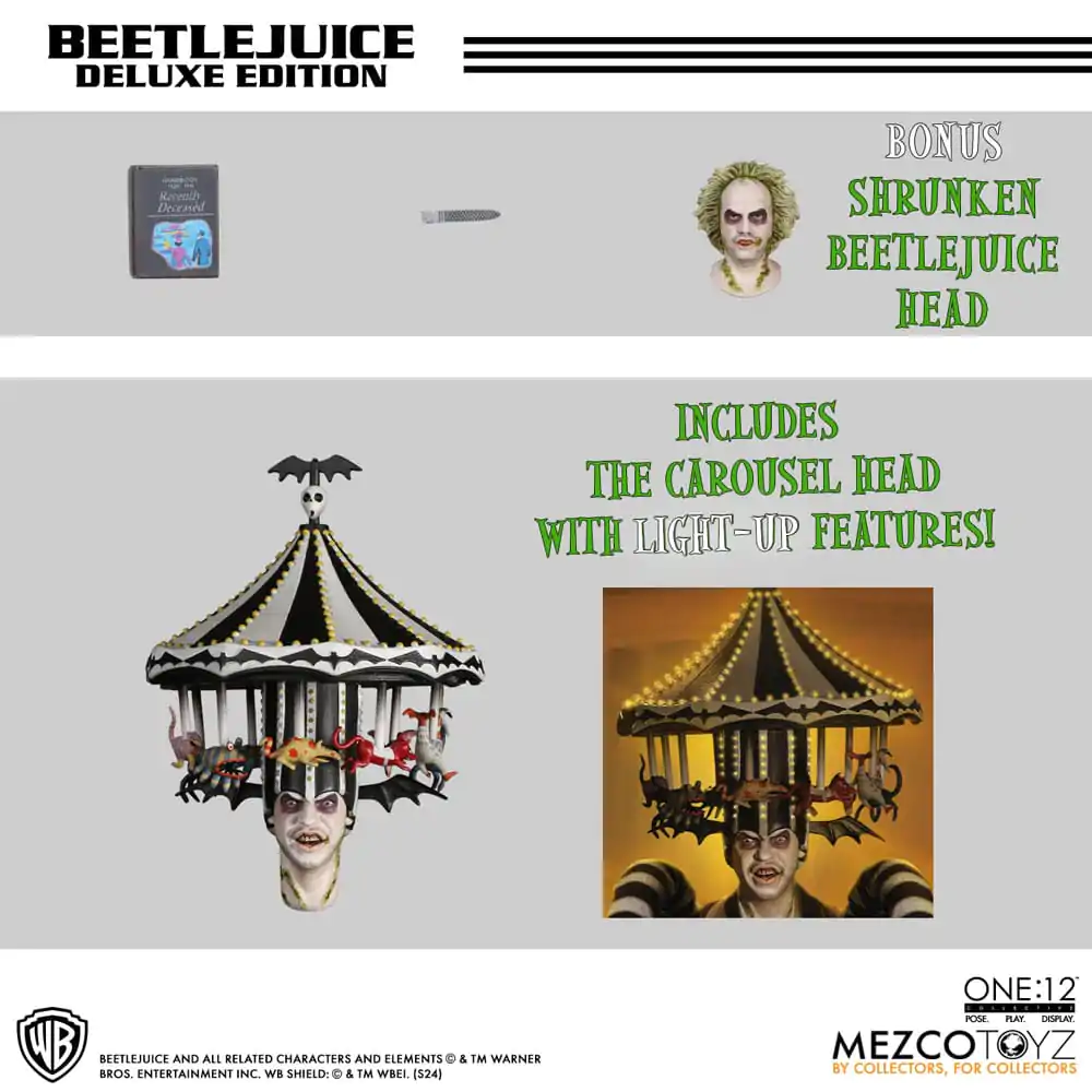 Beetlejuice Actionfigur 1/12 Beetlejuice Deluxe Edition 18 cm termékfotó