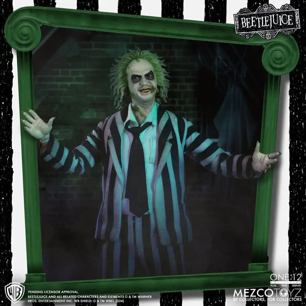 Beetlejuice Actionfigur 1/12 Beetlejuice Deluxe Edition 18 cm termékfotó