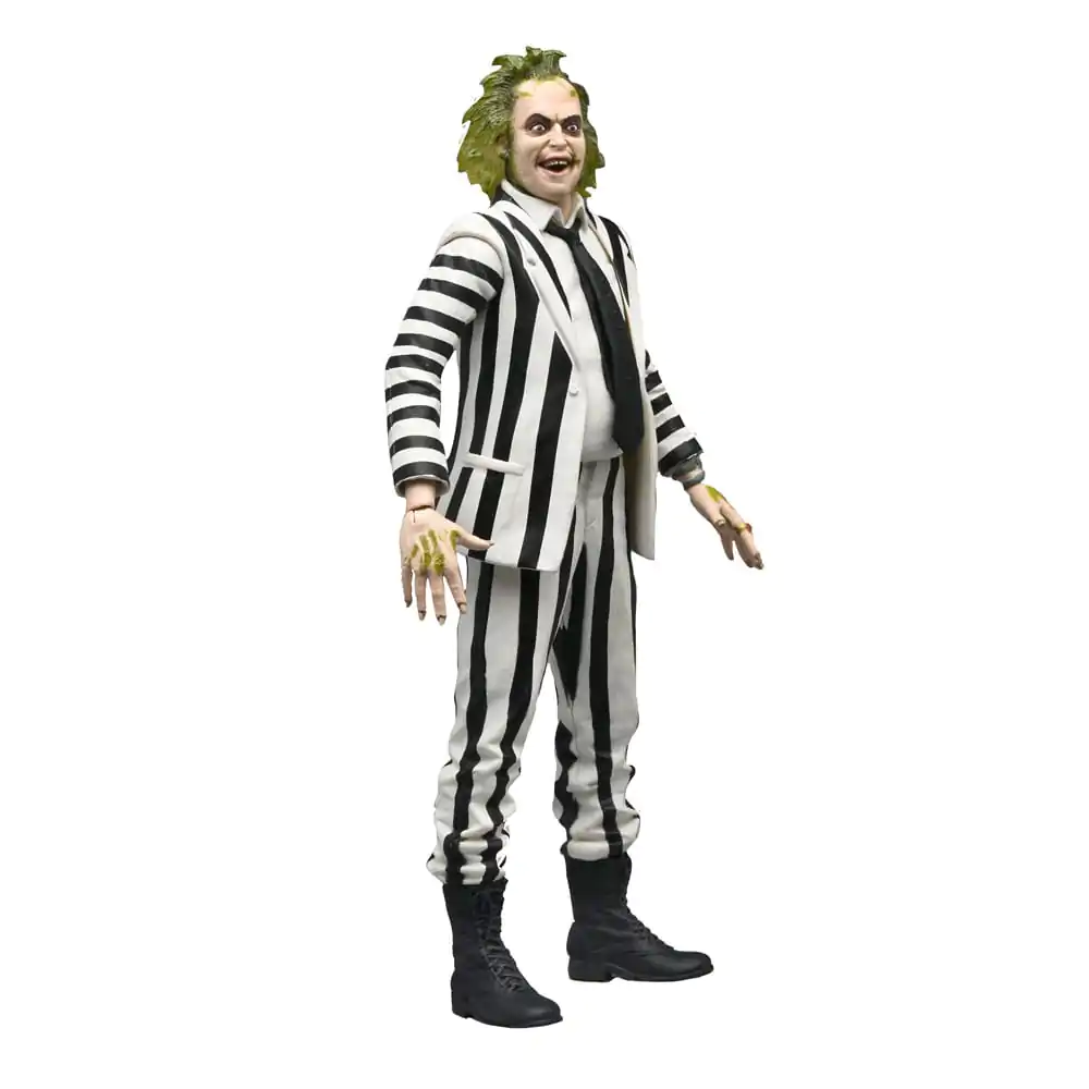 Beetlejuice 1988 Actionfigur Beetlejuice Black and White Striped Suit 18 cm termékfotó