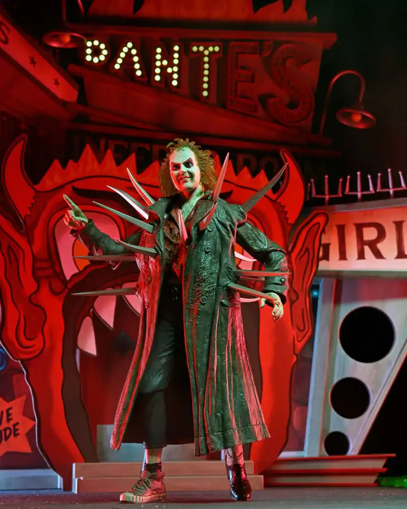 Beetlejuice (1988) Diorama Trenchcoat with Spikes Inferno Room Deluxe Set termékfotó