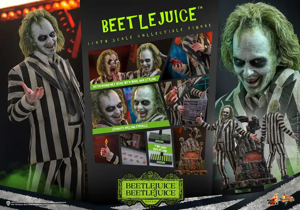 Beetlejuice Beetlejuice Movie Masterpiece Actionfigur 1/6 Beetlejuice 30 cm termékfotó