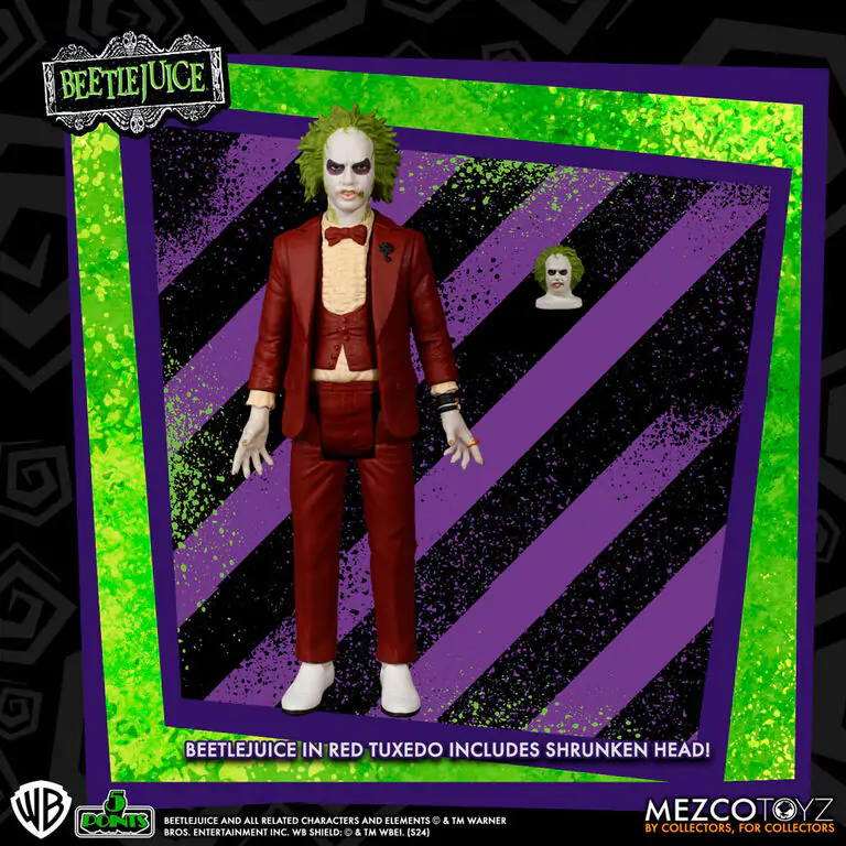 Beetlejuice - Beetlejuice piros Tux figura 9,5cm termékfotó