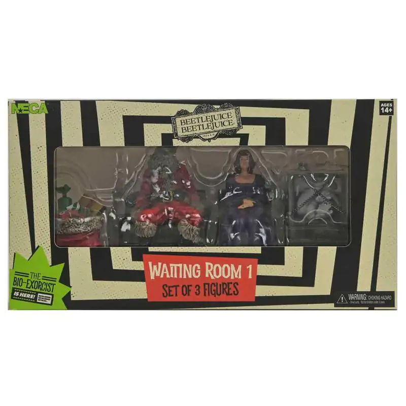 Beetlejuice Beetlejuice Waiting Room Delia, Escape Artist & Mummified Santa 3-er Pack Figuren 7,5cm termékfotó