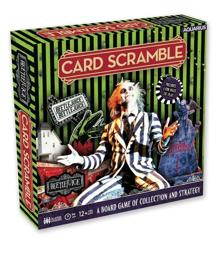 Beetlejuice Card Scramble Angol nyelvű társasjáték termékfotó