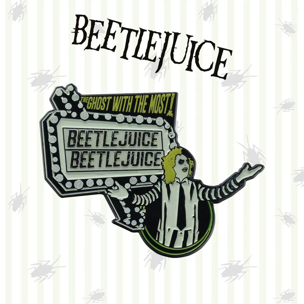 Beetlejuice kitűző Limitált kiadás termékfotó