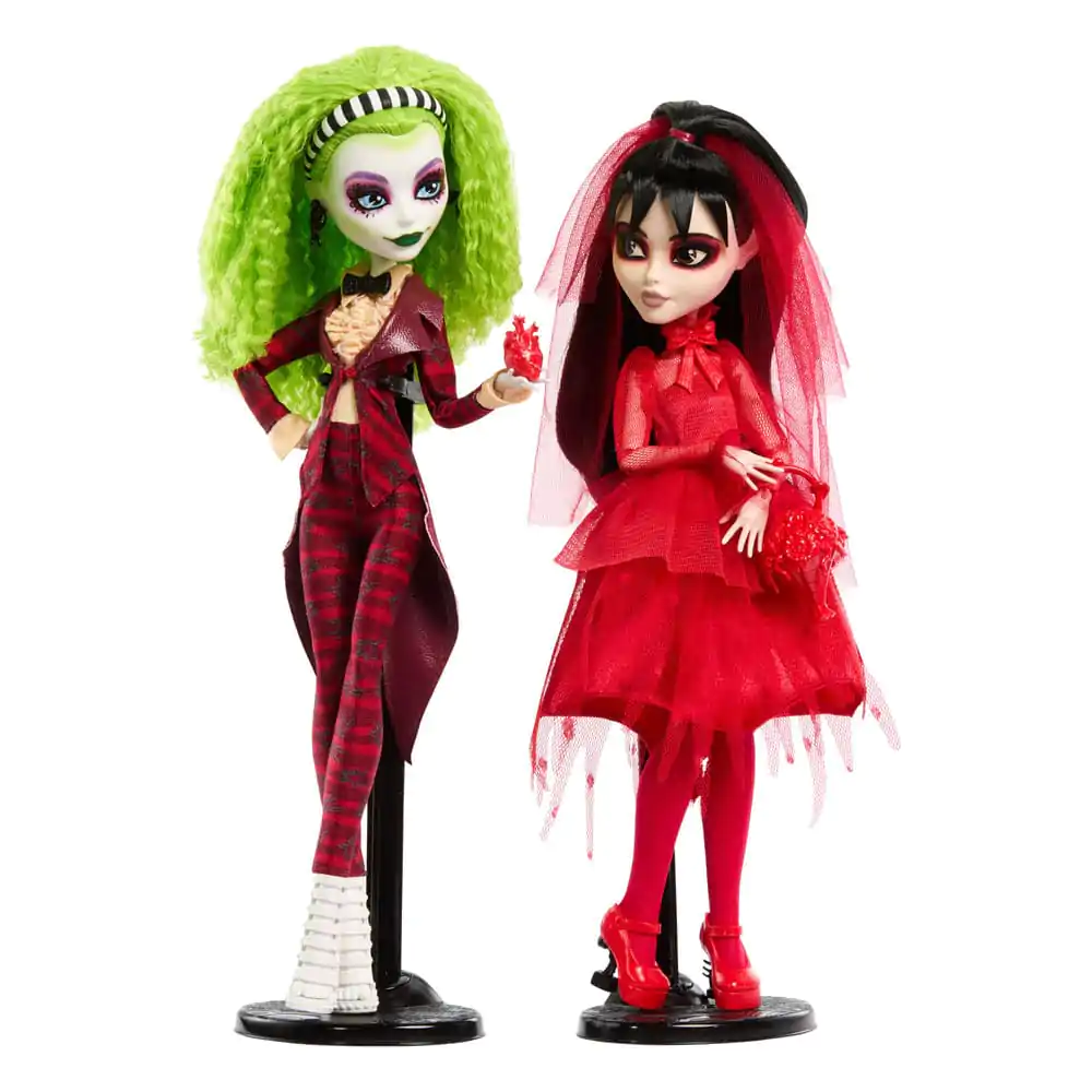 Beetlejuice Monster High Skullector Betelgeuse & Lydia 2 db-os játék baba figura csomag 25 cm termékfotó