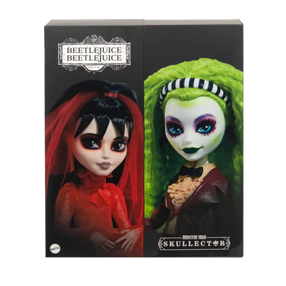 Beetlejuice Monster High Skullector Betelgeuse & Lydia 2 db-os játék baba figura csomag 25 cm termékfotó