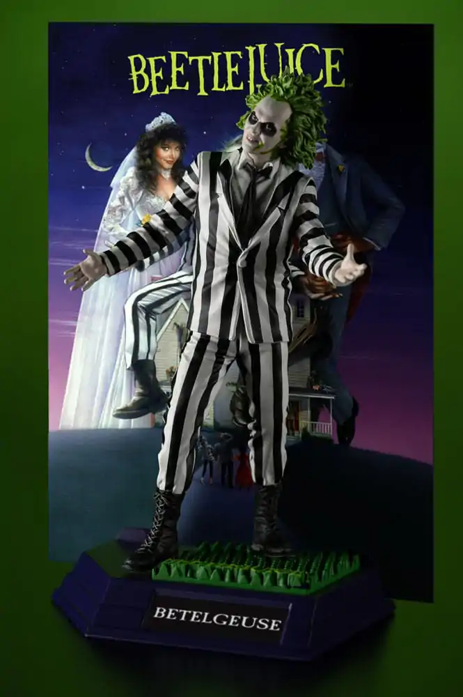 Beetlejuice Movie Maniacs PVC Statue Beetlejuice 17 cm termékfotó