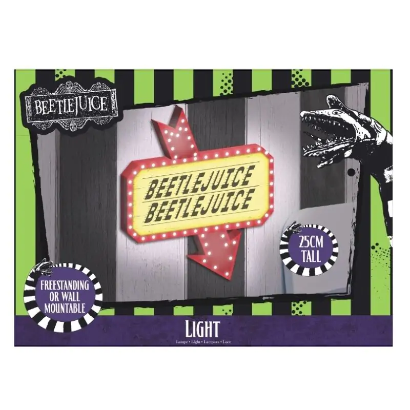 Beetlejuice Poster lámpa termékfotó