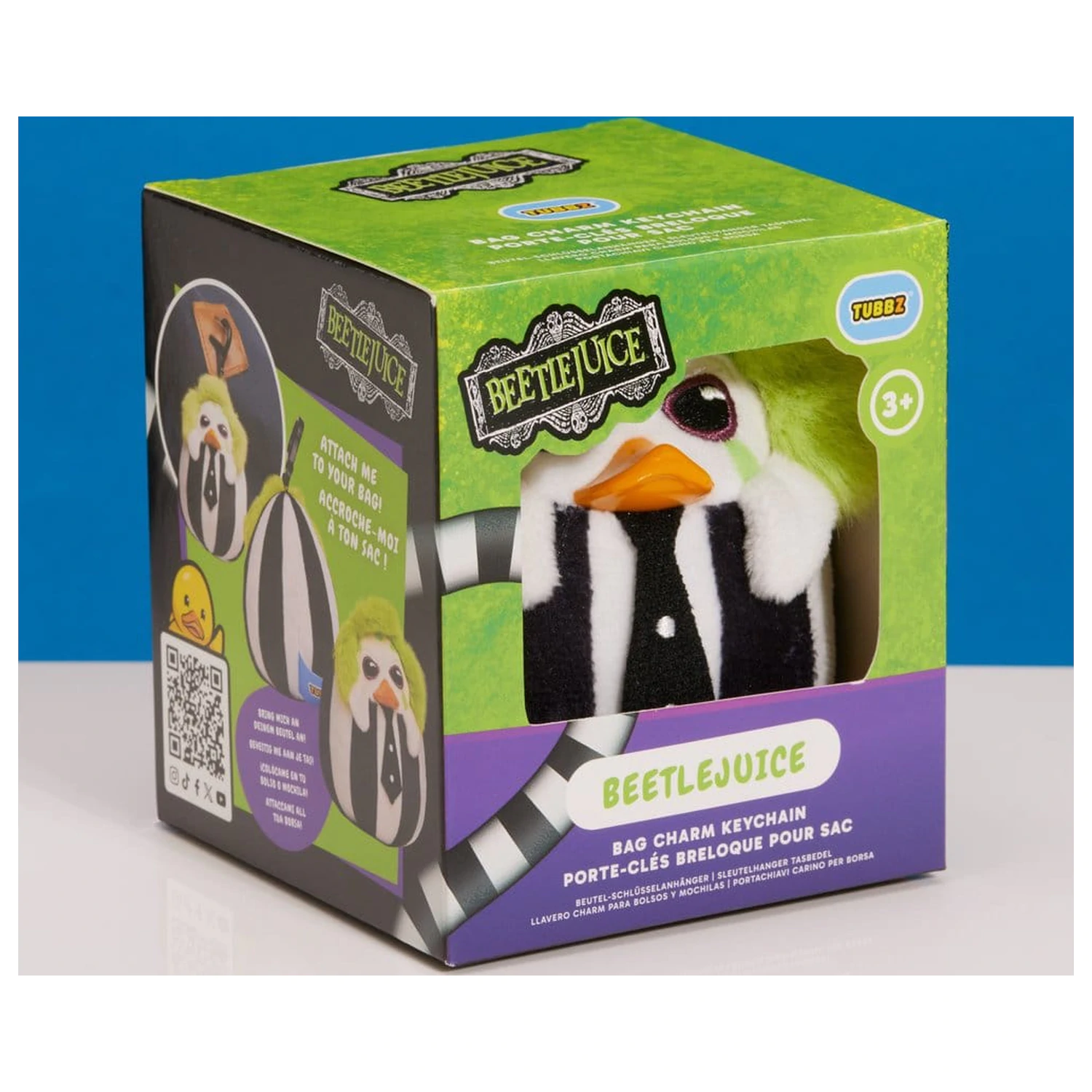 Beetlejuice Tubbz cipzárdísz/táskadísz termékfotó