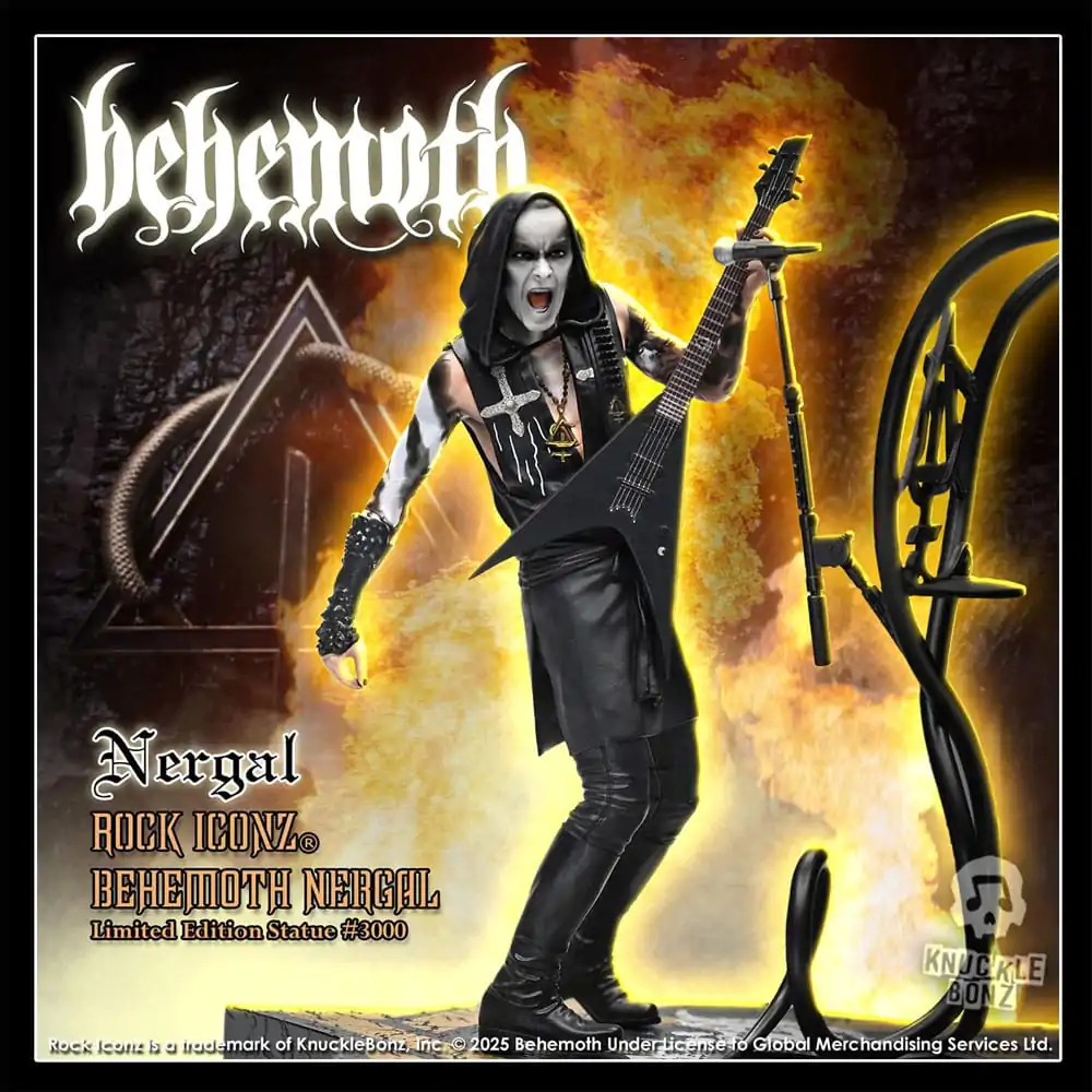 Behemoth Rock Iconz szobor figura Nergal 22 cm termékfotó