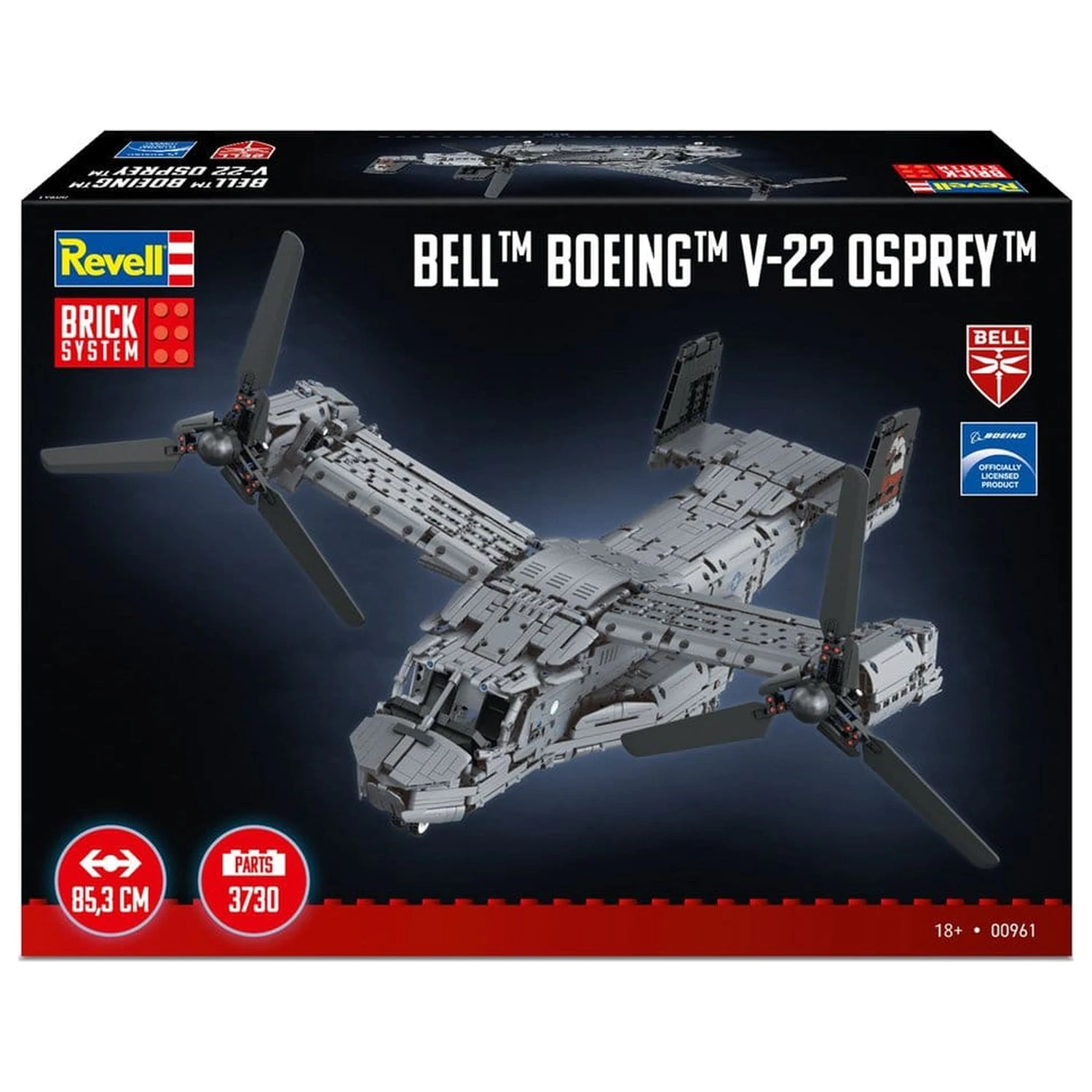 Bell Boeing Brick System V-22 Osprey építőkészlet csomag 68 cm termékfotó