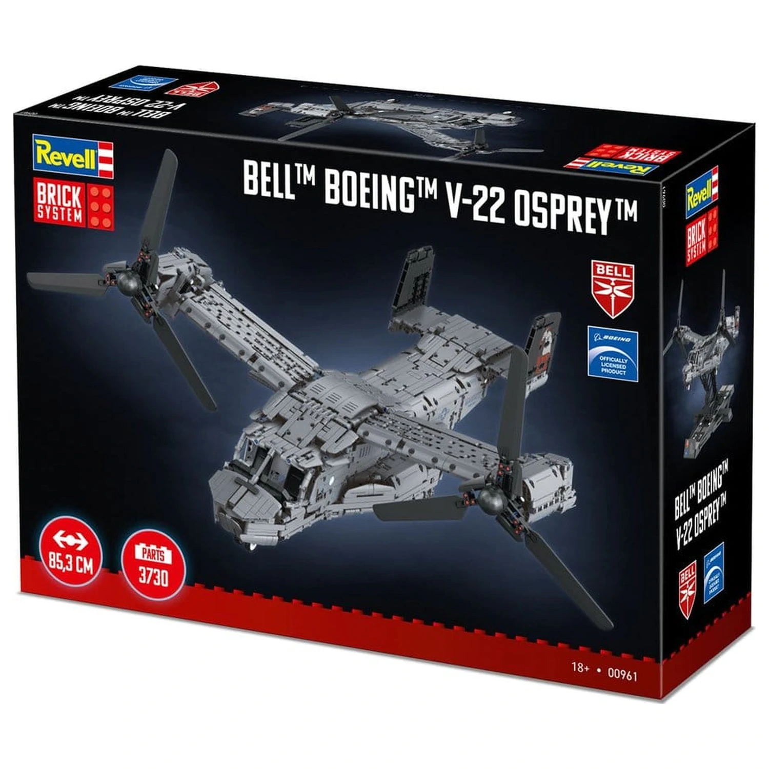 Bell Boeing Brick System V-22 Osprey építőkészlet csomag 68 cm termékfotó